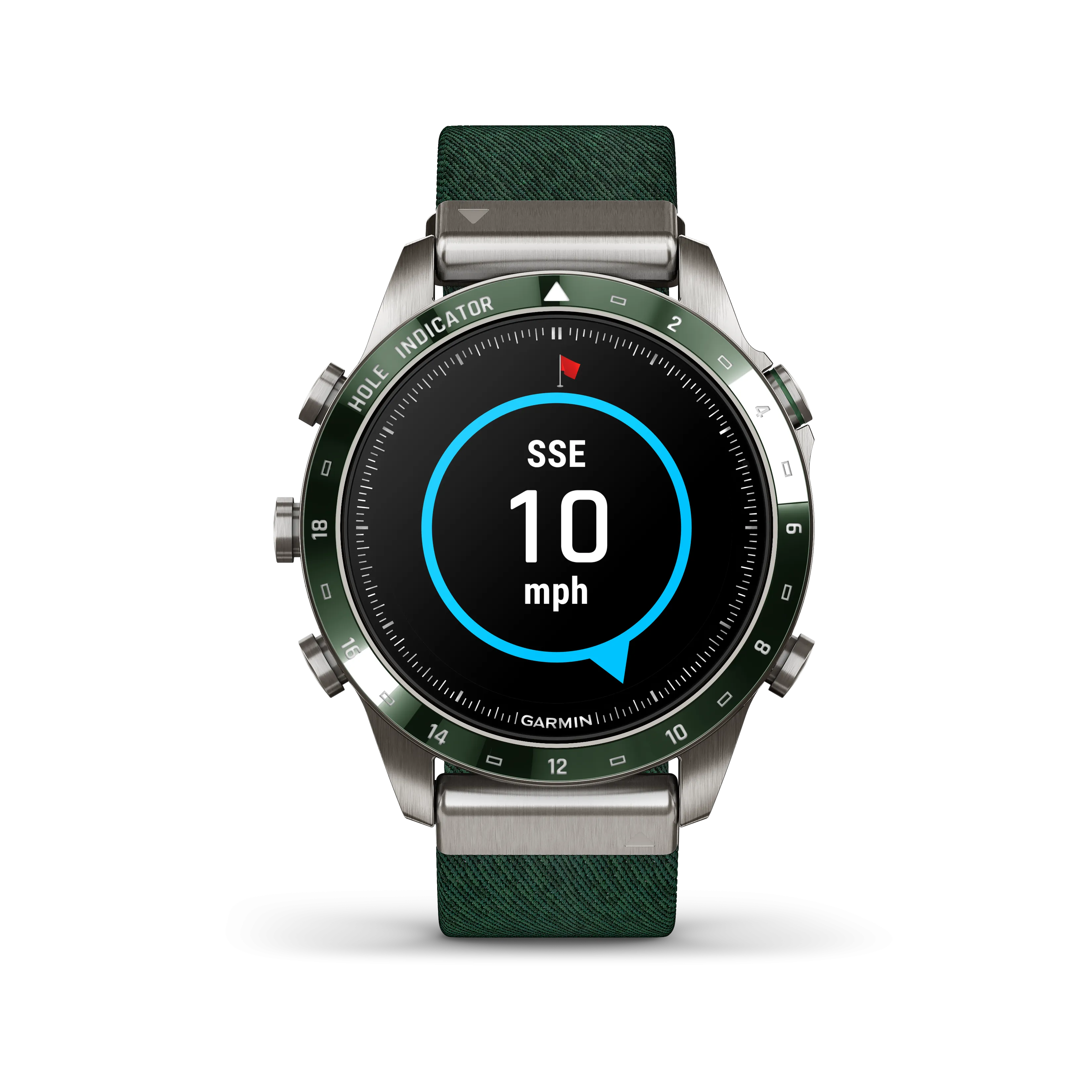 MARQ Golfer Gen 2 Smart Watch, 46mm - Green - 010-02648-21