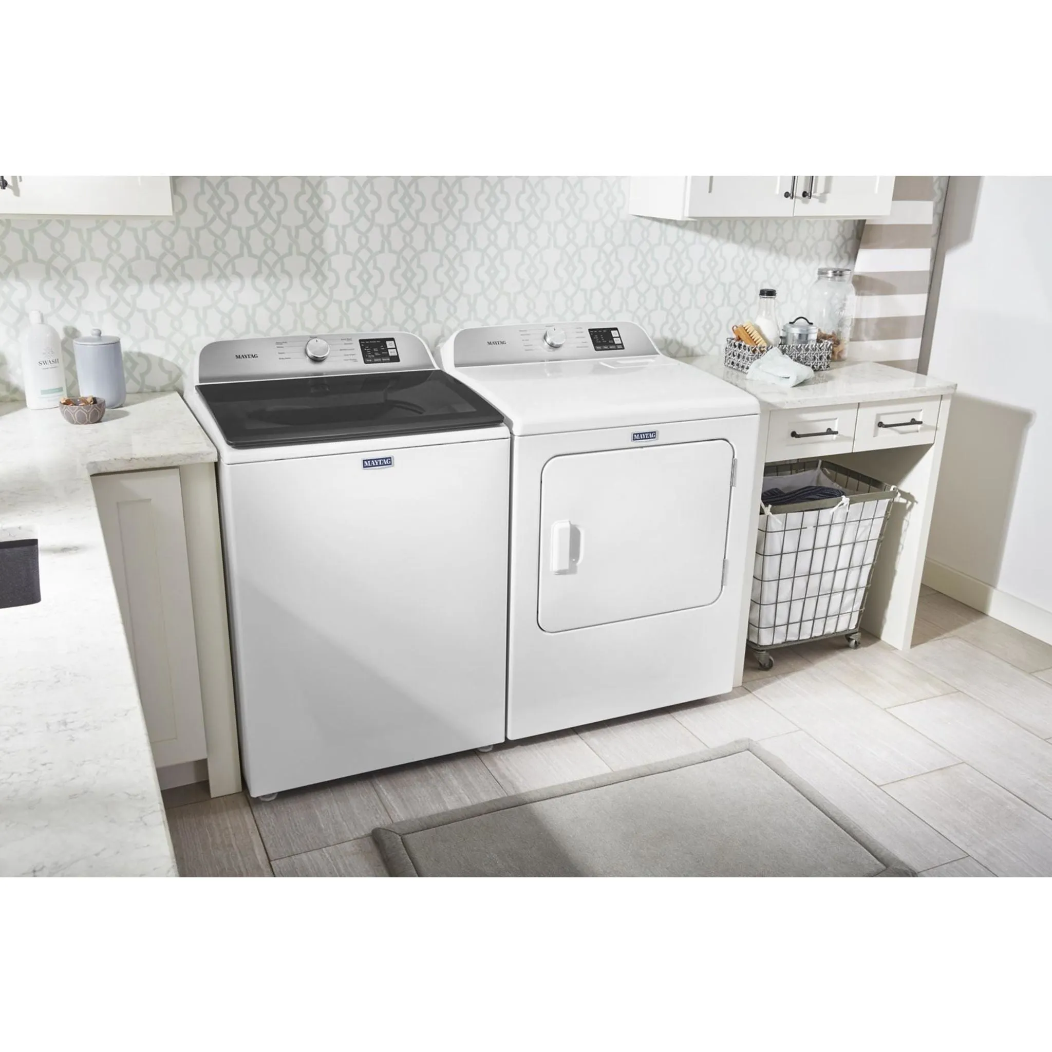 Maytag Top Load Gas Dryer with Advanced Moisture Sensing - 7.0 cu. ft. (MGD6200KW)