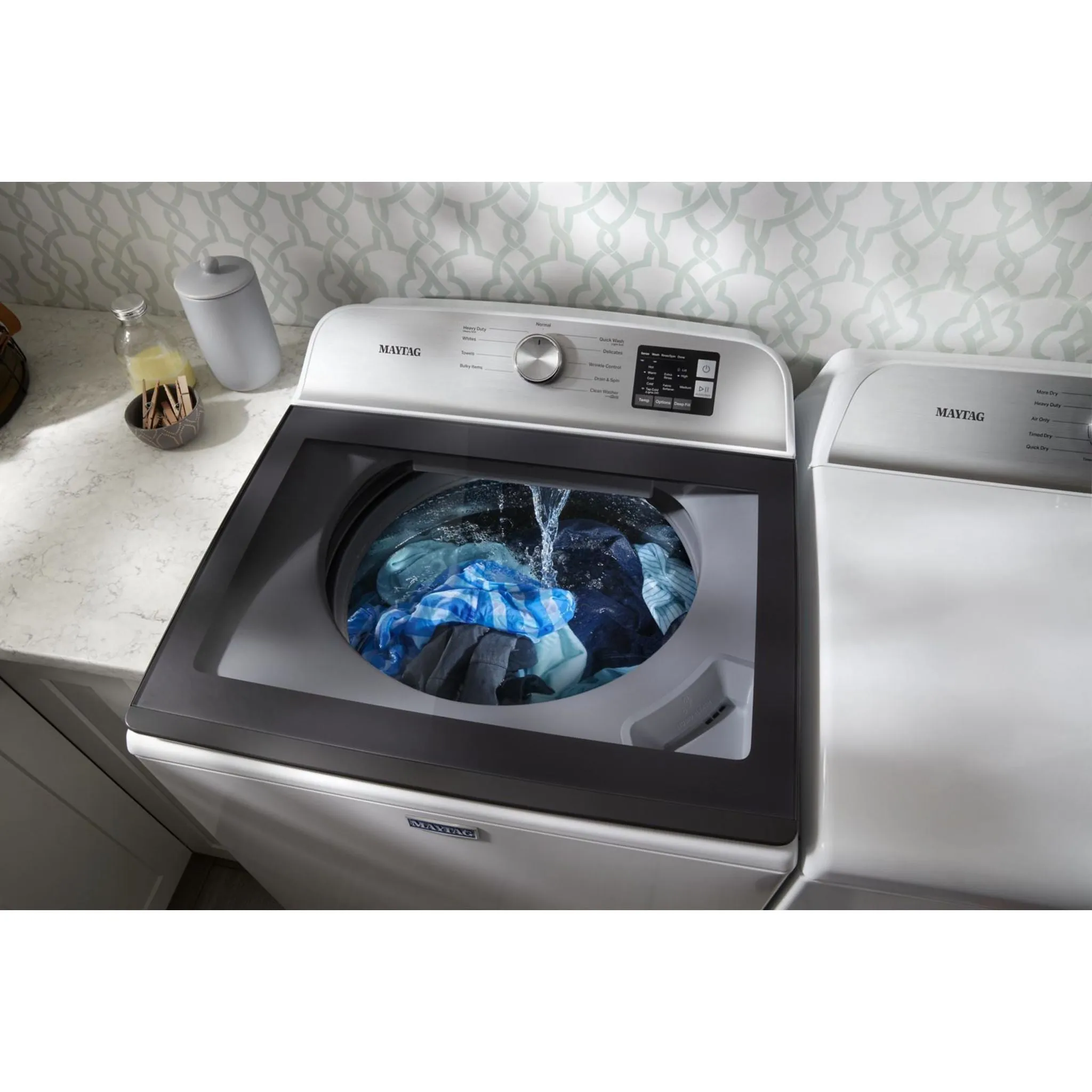 Maytag Top Load Gas Dryer with Advanced Moisture Sensing - 7.0 cu. ft. (MGD6200KW)