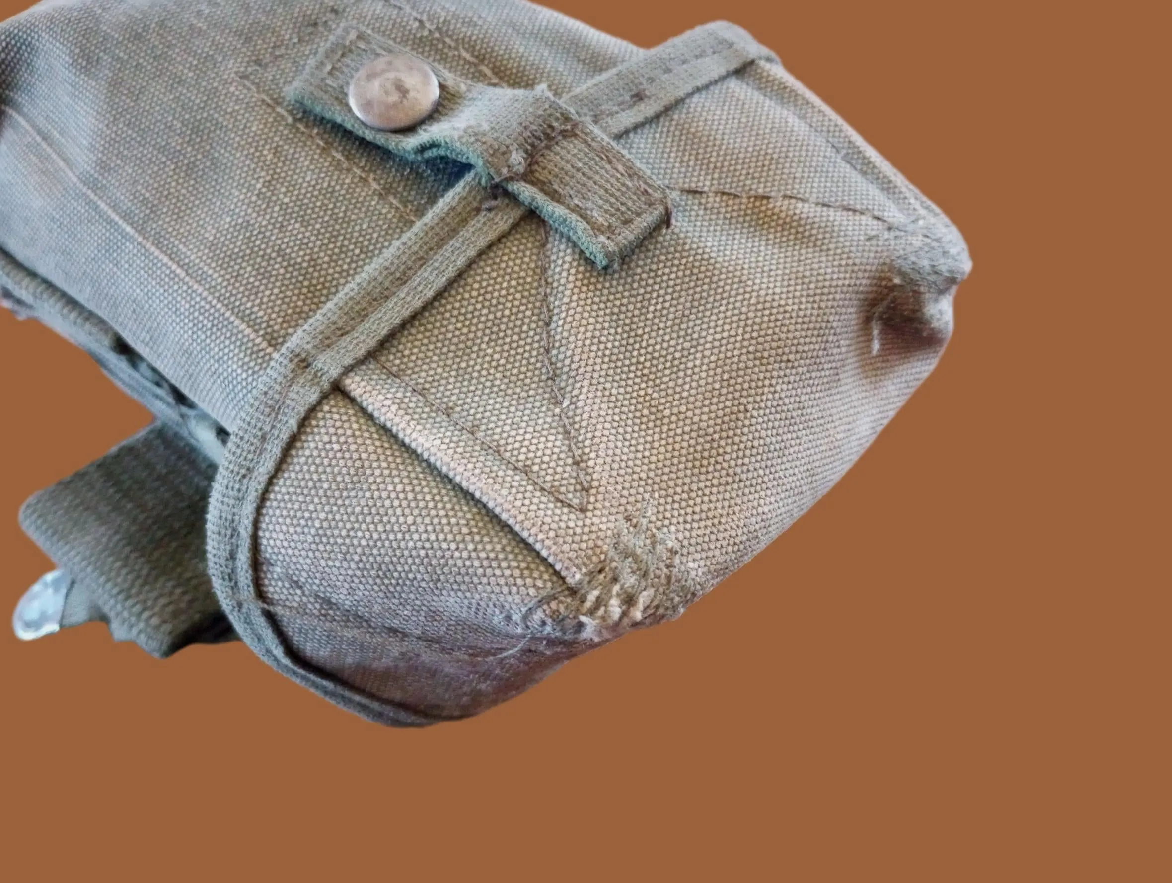 MILITARY AMMO MAGAZINE POUCH M1956 STYLE CANVAS VIETNAM ERA 1950'S - 1970'S