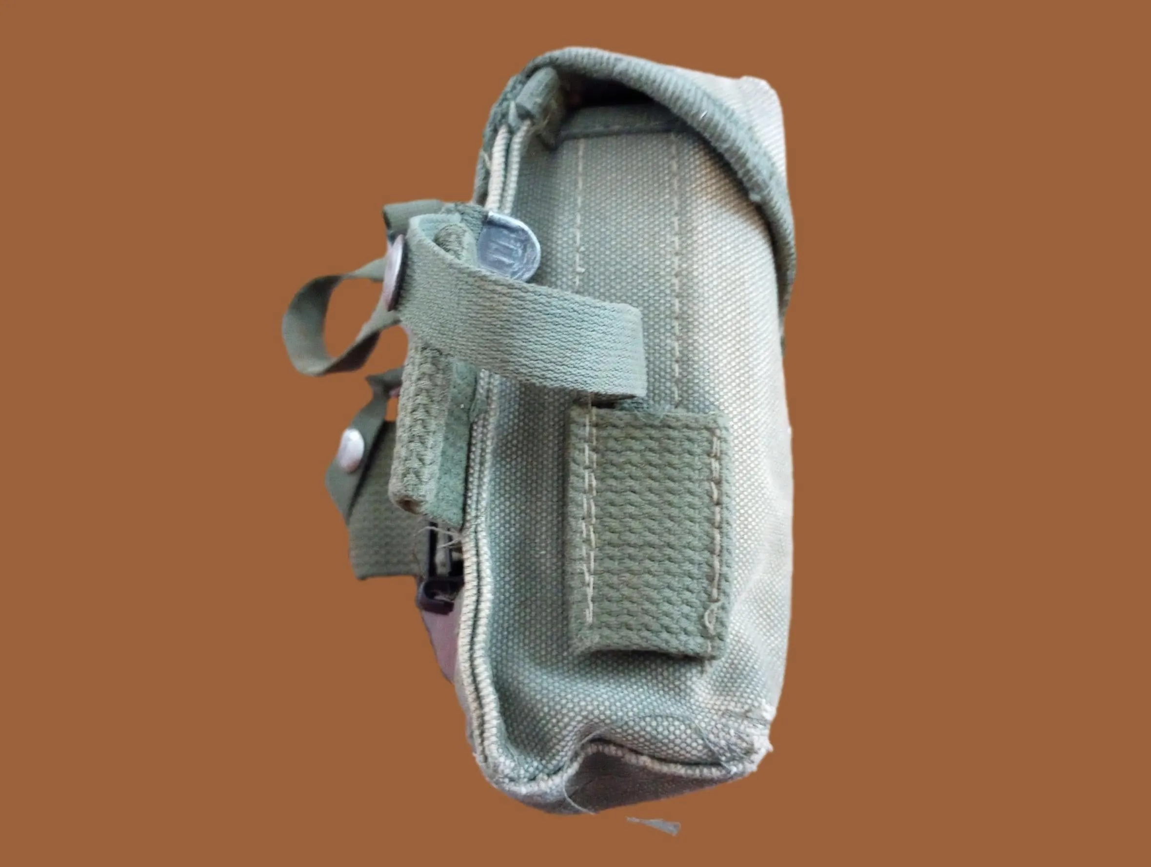 MILITARY AMMO MAGAZINE POUCH M1956 STYLE CANVAS VIETNAM ERA 1950'S - 1970'S