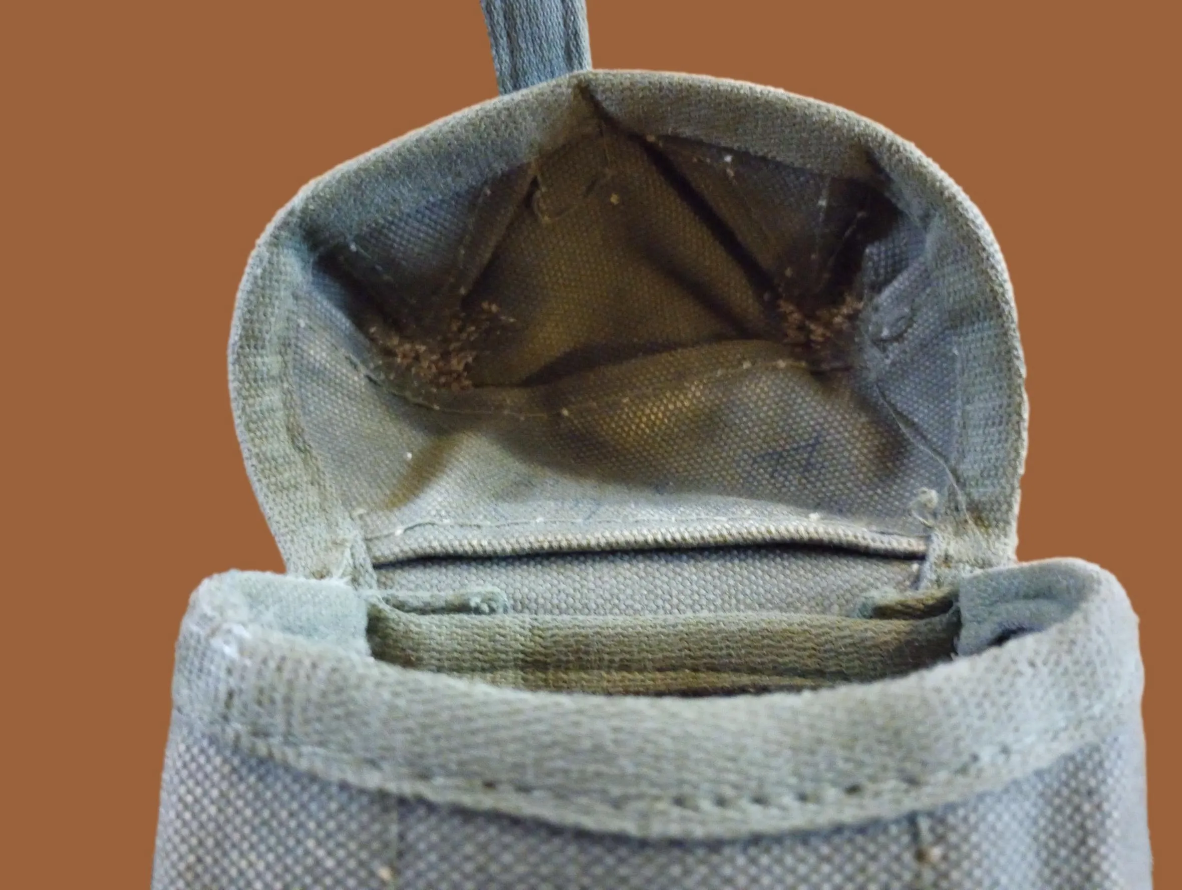 MILITARY AMMO MAGAZINE POUCH M1956 STYLE CANVAS VIETNAM ERA 1950'S - 1970'S