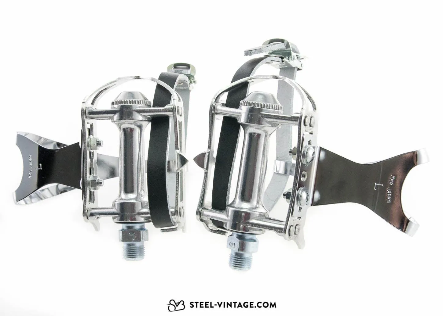 MKS Sylvan Road Pedals with Toe Clips and Straps