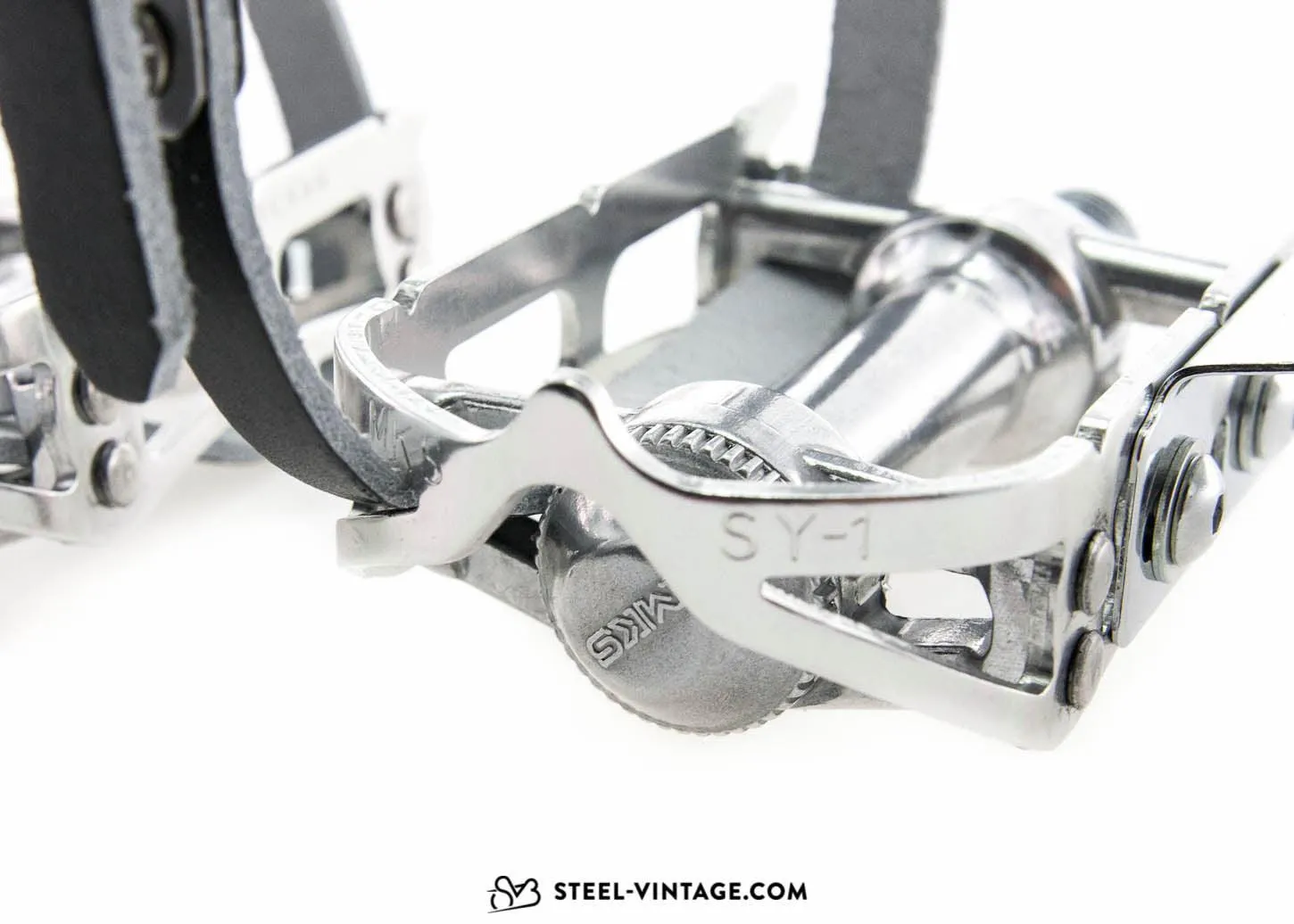 MKS Sylvan Road Pedals with Toe Clips and Straps