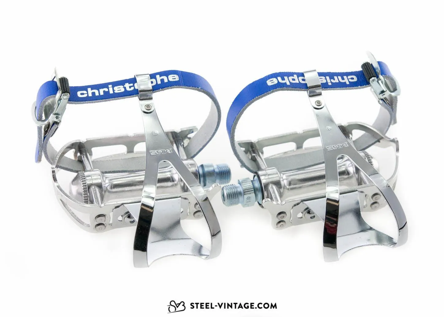 MKS Sylvan Road Pedals with Toe Clips and Straps