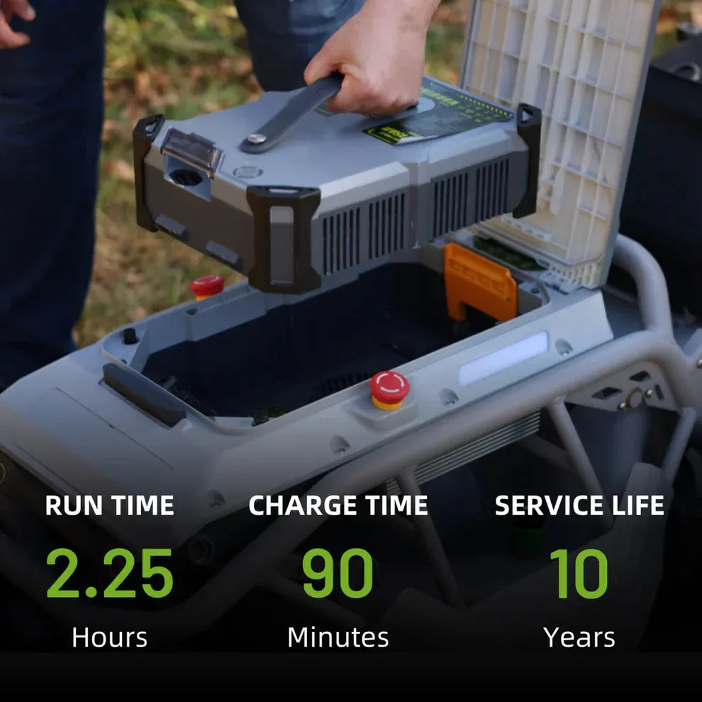 Mowrator S1 Remote Control Lawn Mower 4WD 12Ah Standard Battery