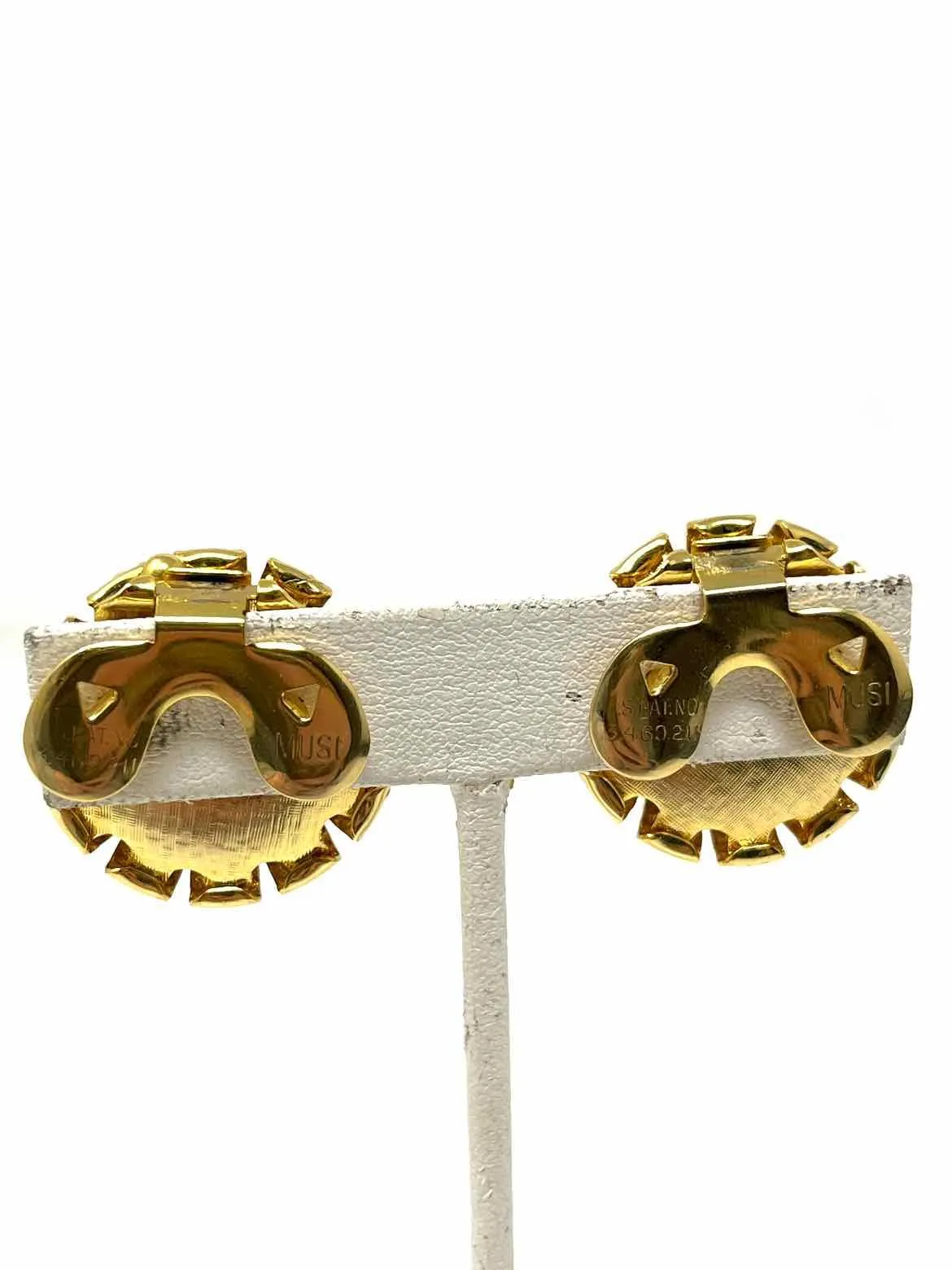 Musi Gold-tone Faux Pearl Shoe Clips
