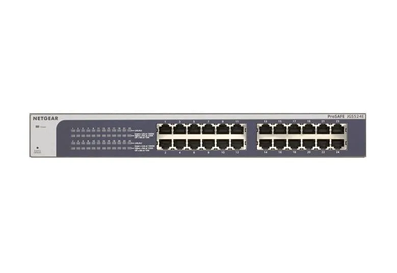 Netgear JGS524 Switch, ProSafe 24-Port Gigabit Ethernet Switch
