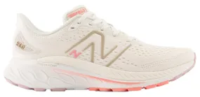 New Balance Women's W860L13 White Grapefruit