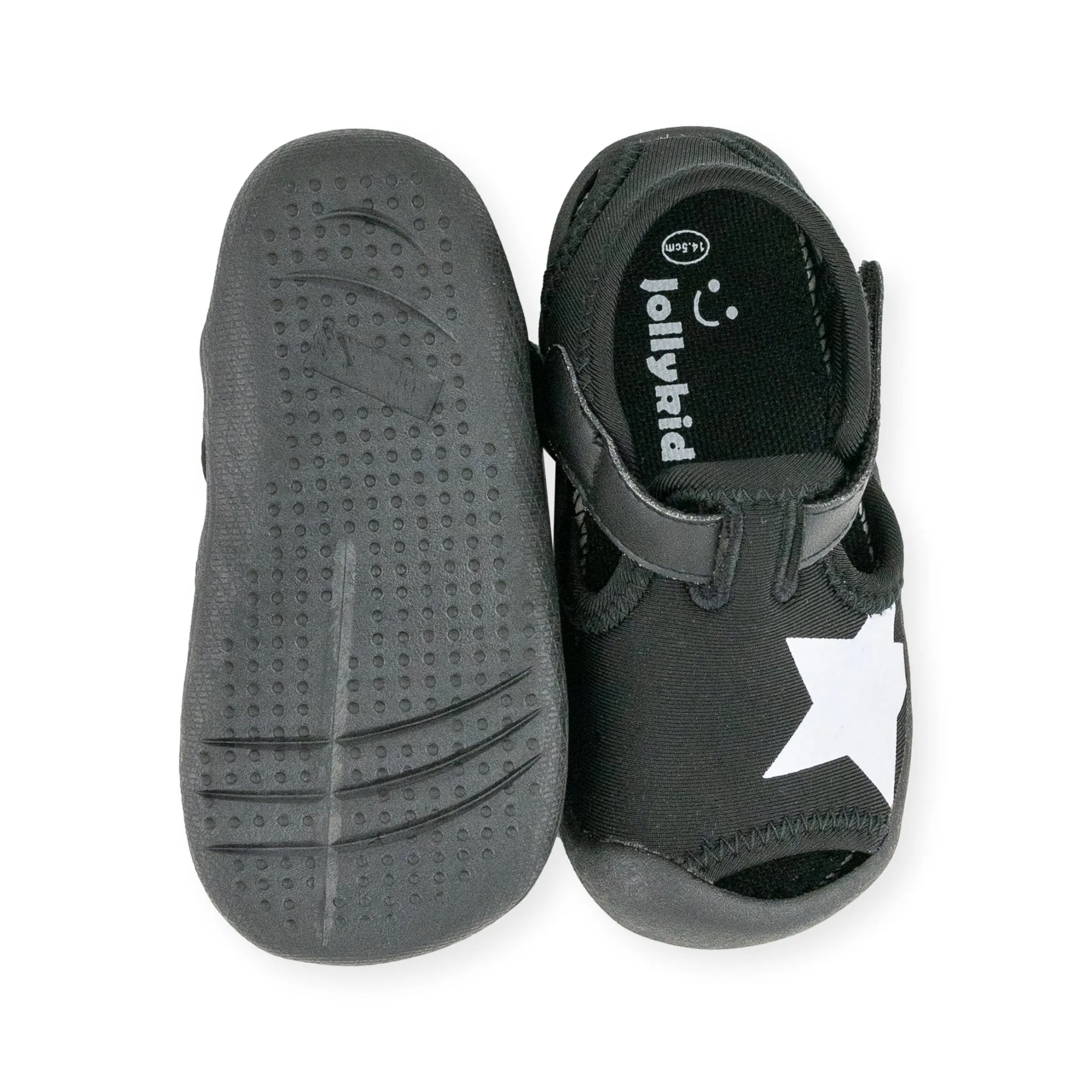 Nova Black Athletic Sandal by Jolly Kids