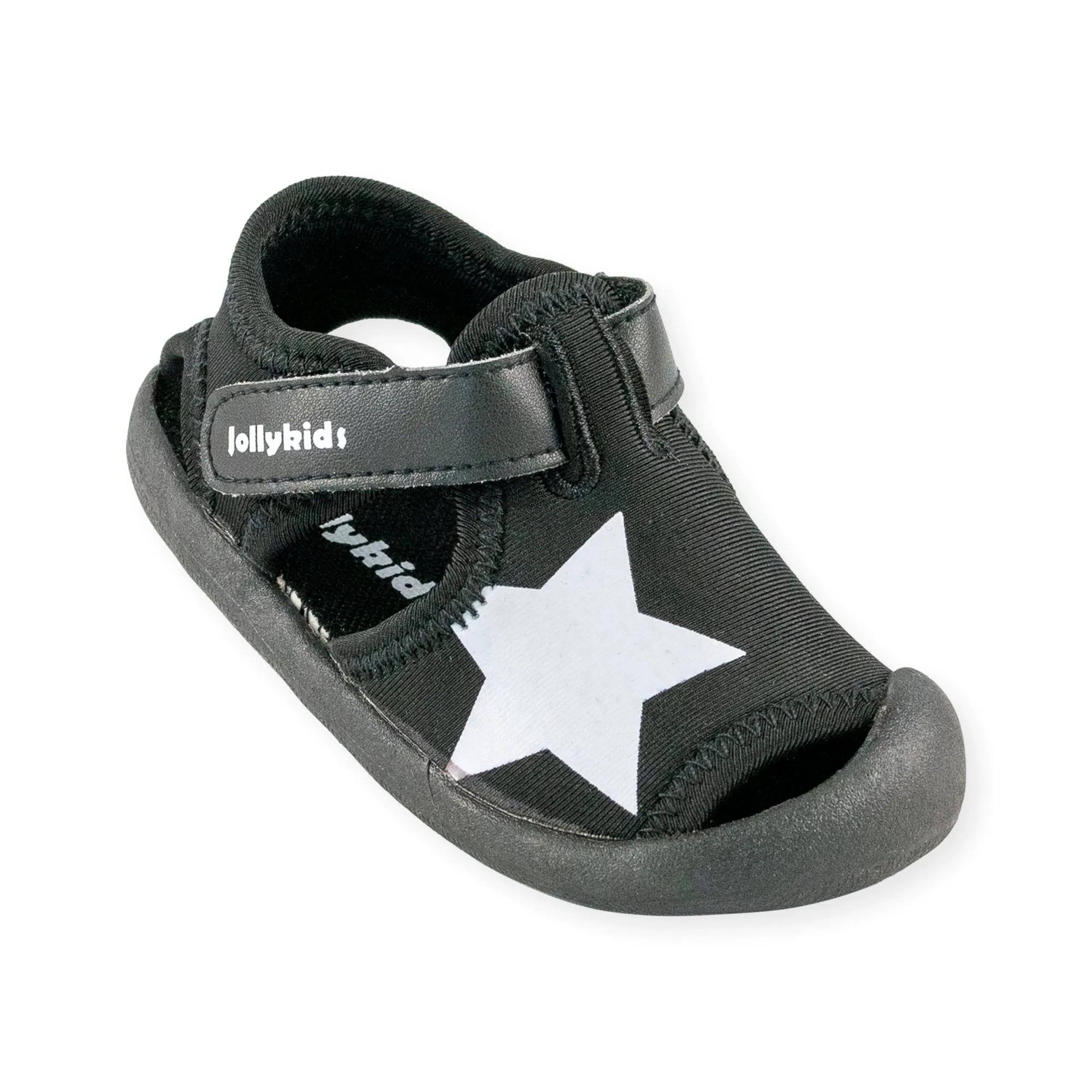 Nova Black Athletic Sandal by Jolly Kids