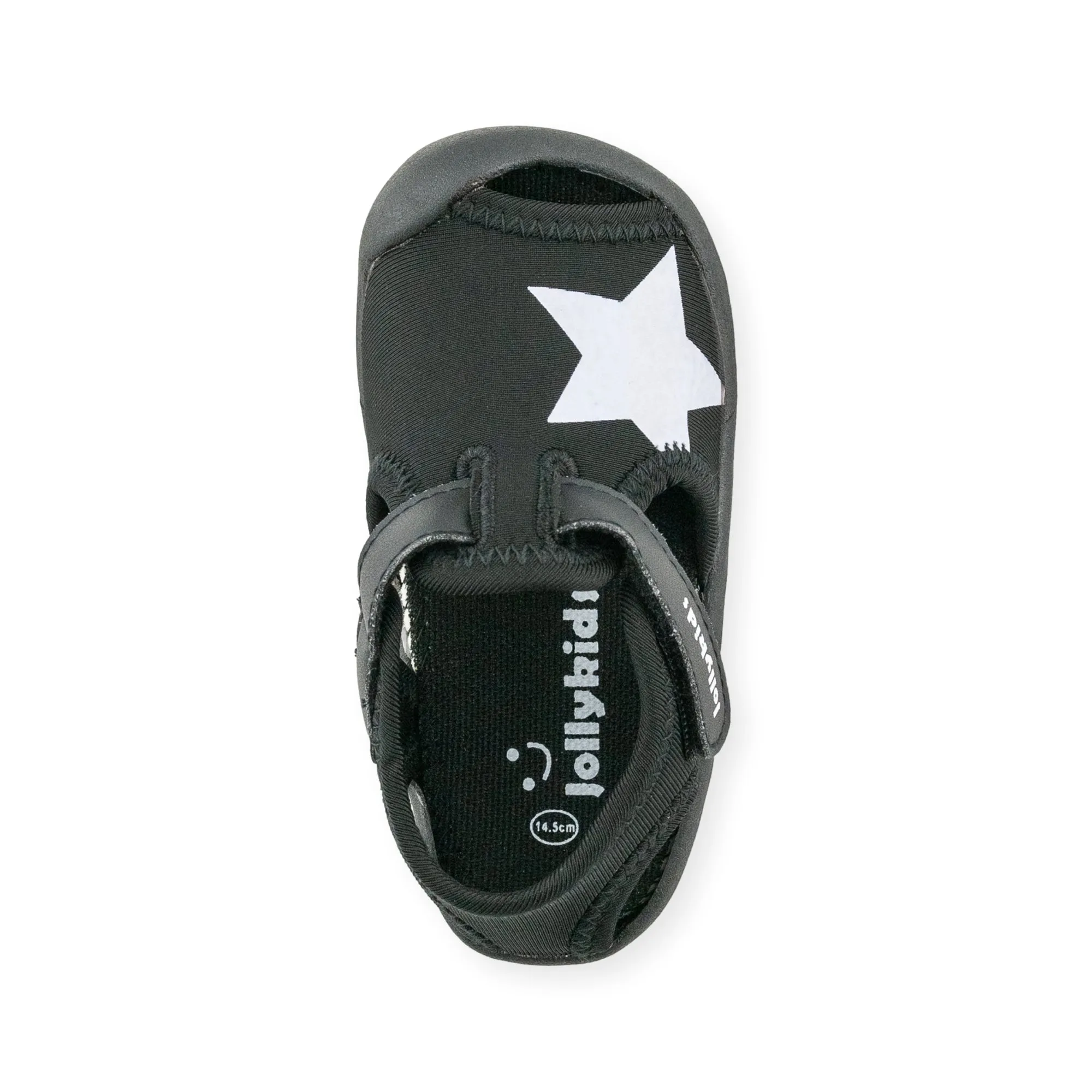 Nova Black Athletic Sandal by Jolly Kids