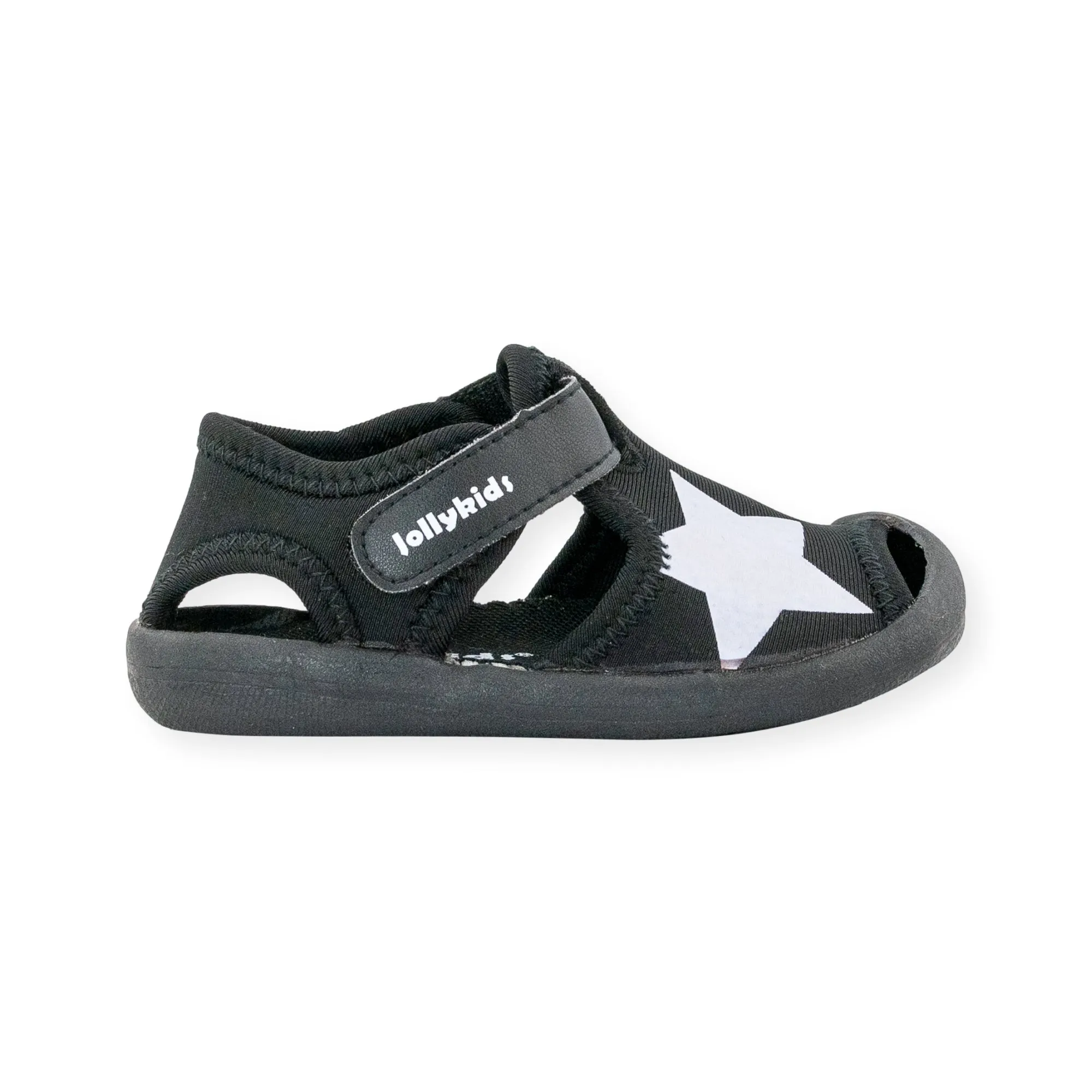 Nova Black Athletic Sandal by Jolly Kids