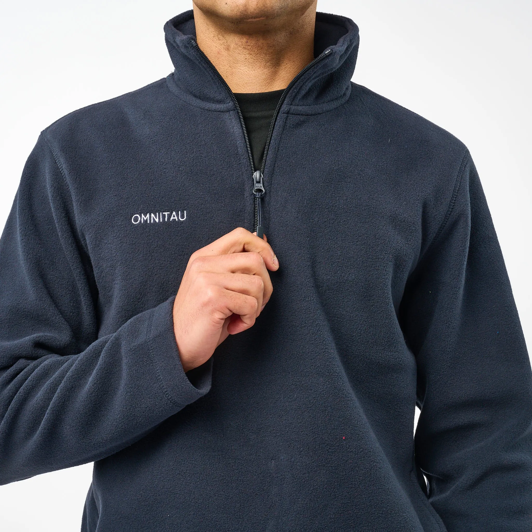 Omnitau Adult's Team Sports ¼ Zip Soft Feel Fleece - Navy