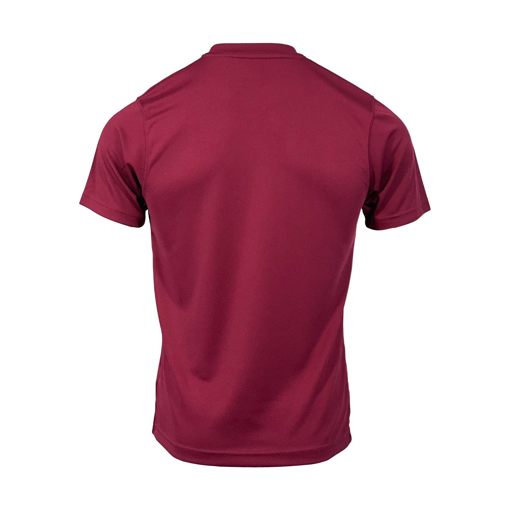 Omnitau Kid's Team Sports Breathable Technical T-Shirt - Burgundy