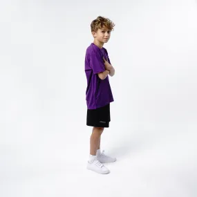 Omnitau Kid's Team Sports Breathable Technical T-Shirt - Purple