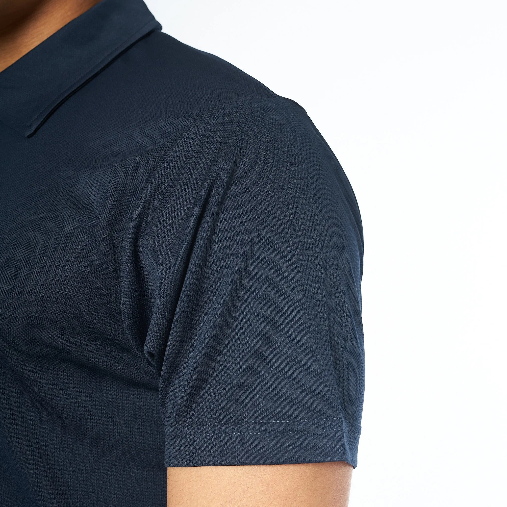 Omnitau Men's Team Sports Breathable Technical Polo - Navy