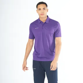 Omnitau Men's Team Sports Breathable Technical Polo - Purple