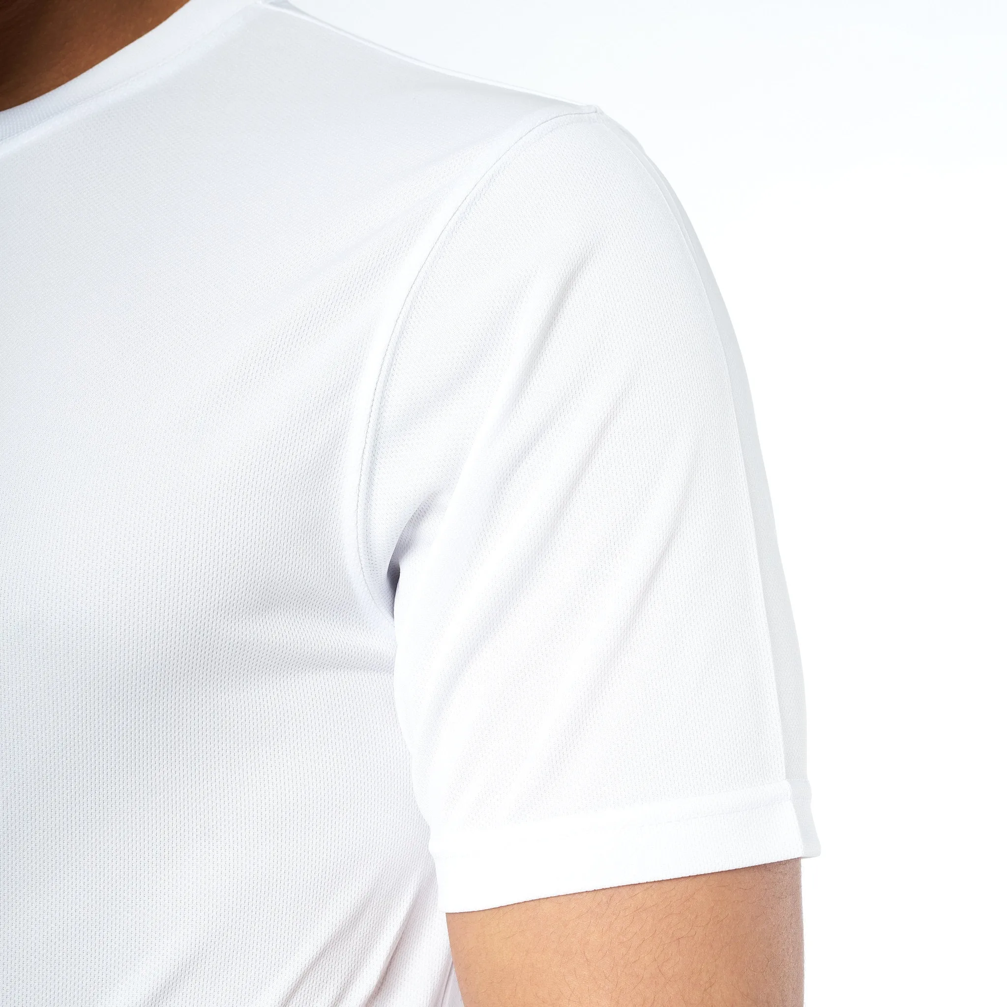 Omnitau Men's Team Sports Breathable Technical T-Shirt - White