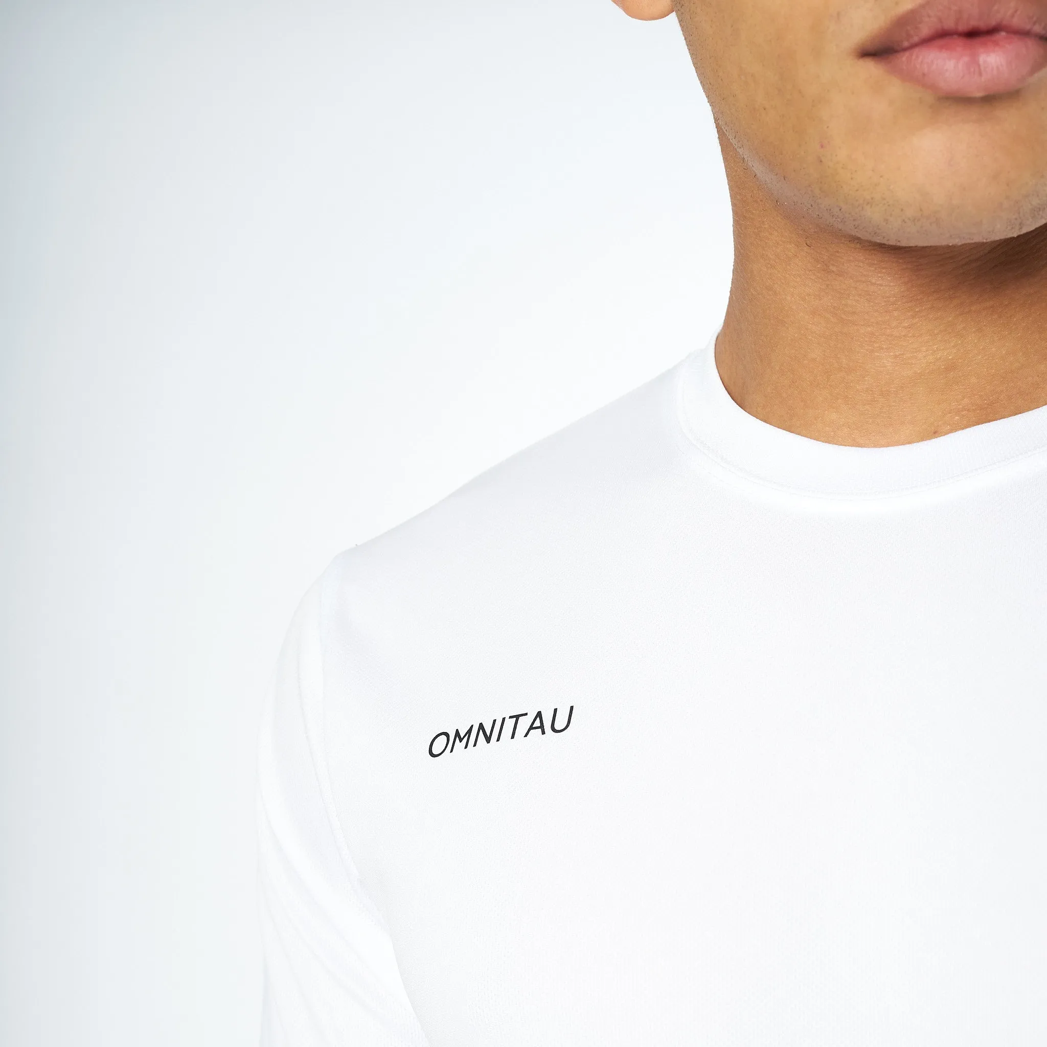 Omnitau Men's Team Sports Breathable Technical T-Shirt - White