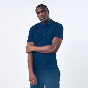 Omnitau Men's Team Sports Organic Cotton Polo - French Navy