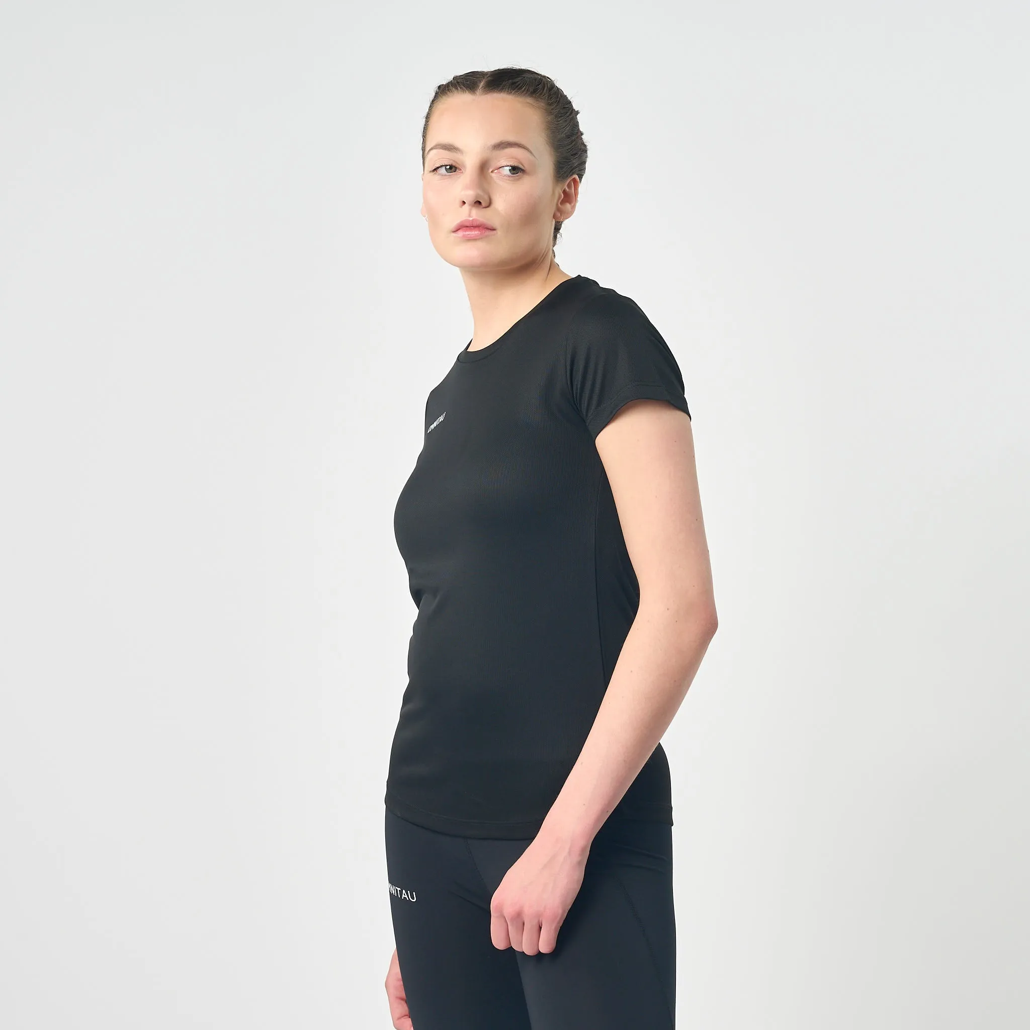 Omnitau Women's Team Sports Breathable Technical T-Shirt - Black