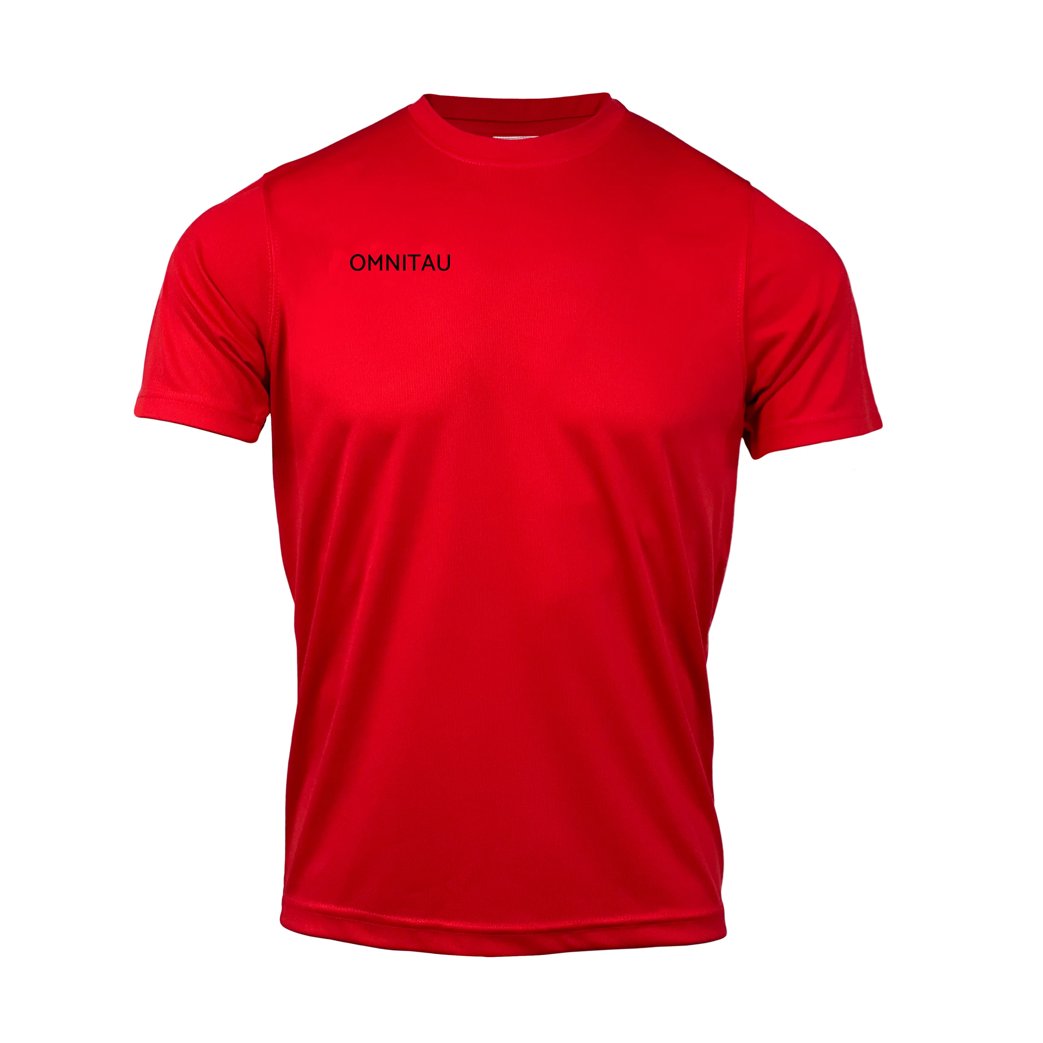 Omnitau Women's Team Sports Breathable Technical T-Shirt - Red