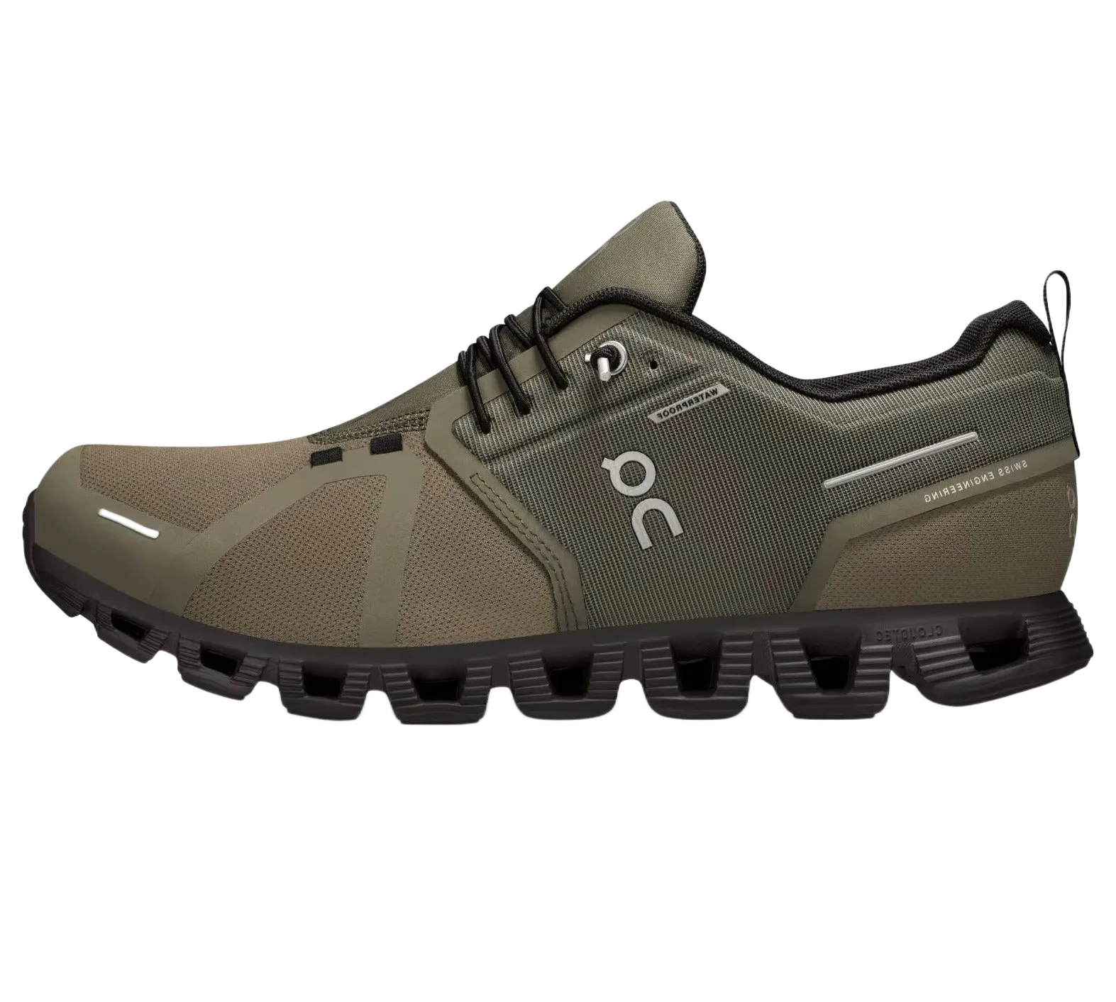 On Running Cloud 5 Waterproof Olive Black