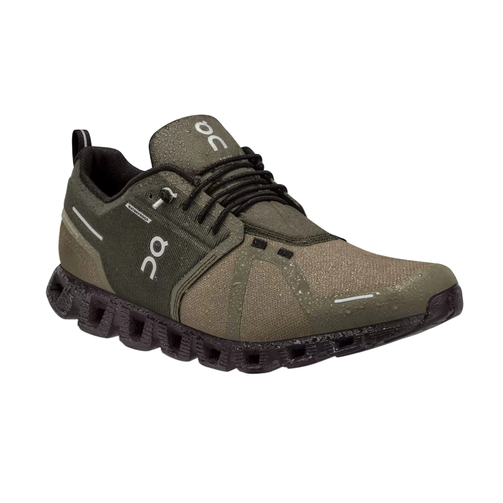 On Running Cloud 5 Waterproof Olive Black