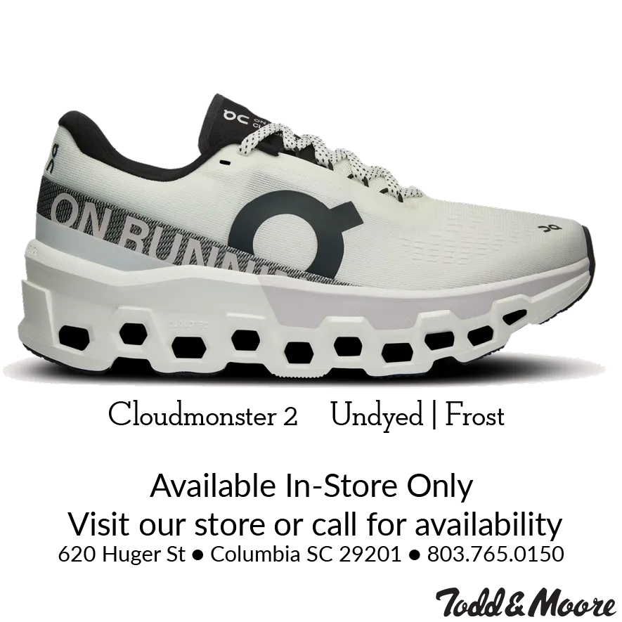 On Women's Cloudmonster Undyed|Frost