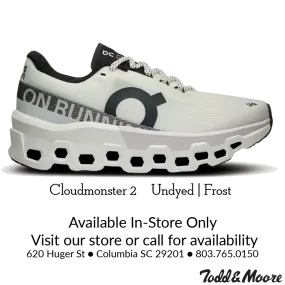 On Women's Cloudmonster Undyed|Frost