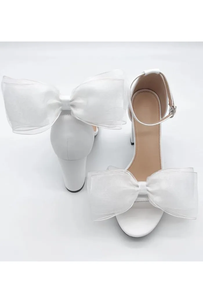 Organza Shoe Bows