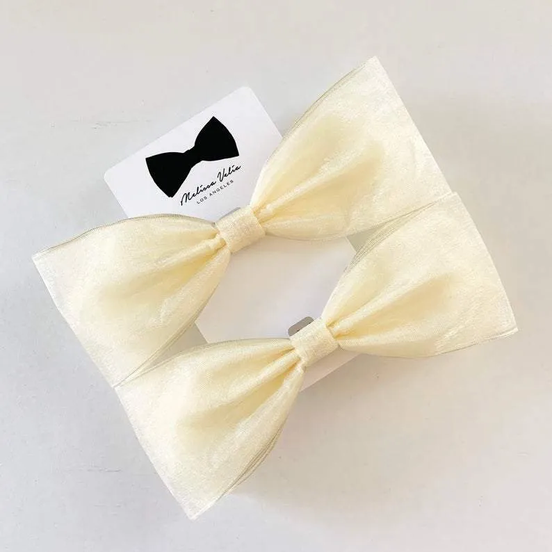 Organza Shoe Bows