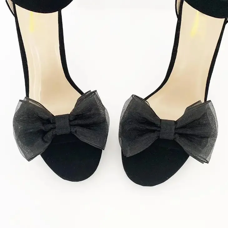 Organza Shoe Bows