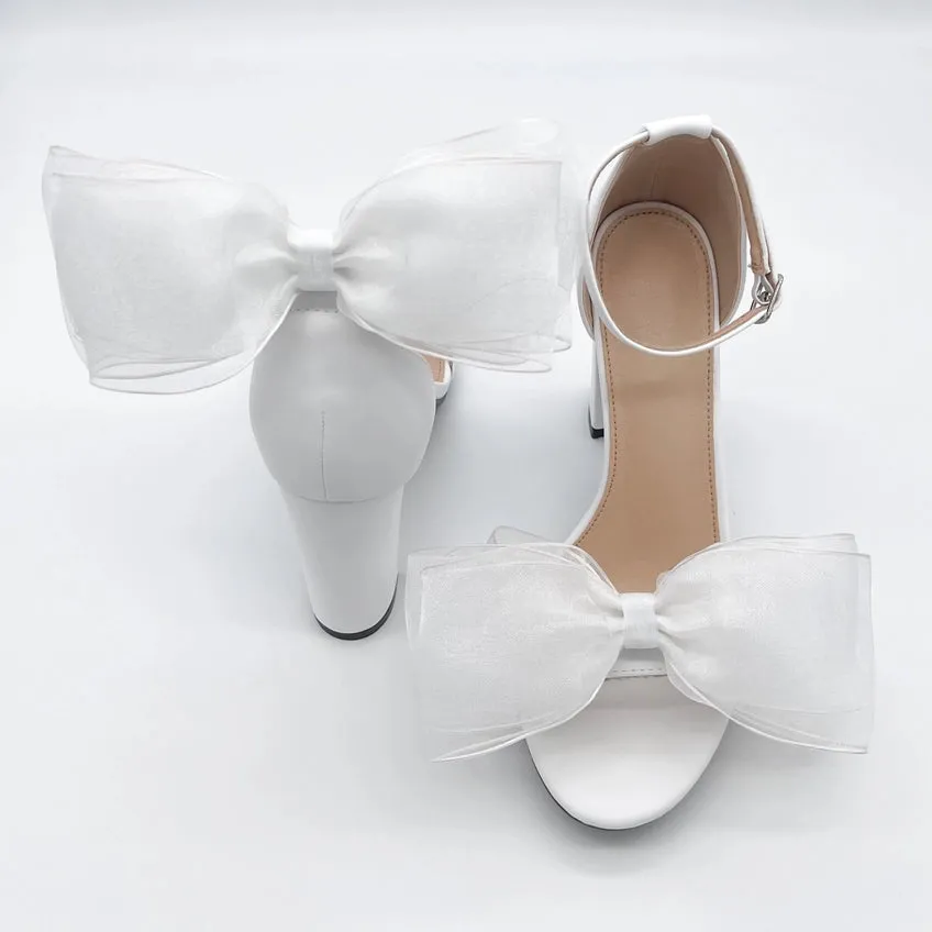 Organza Shoe Bows