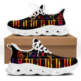 Piano Print on Demand Artwork Max Sole Athletic Shoes (Unisex)