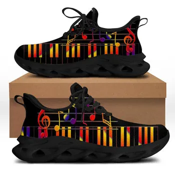 Piano Print on Demand Artwork Max Sole Athletic Shoes (Unisex)
