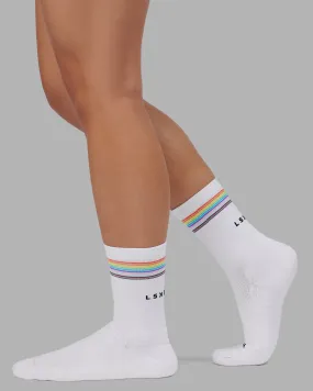 Premium White Performance Socks for Ultimate Comfort and Durability