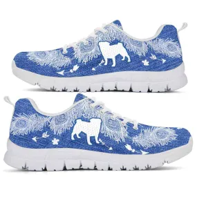 Pug Sneaker, Pug Dog Lovers Sneakers Running Shoes Gift Women Men, Pug Shoes