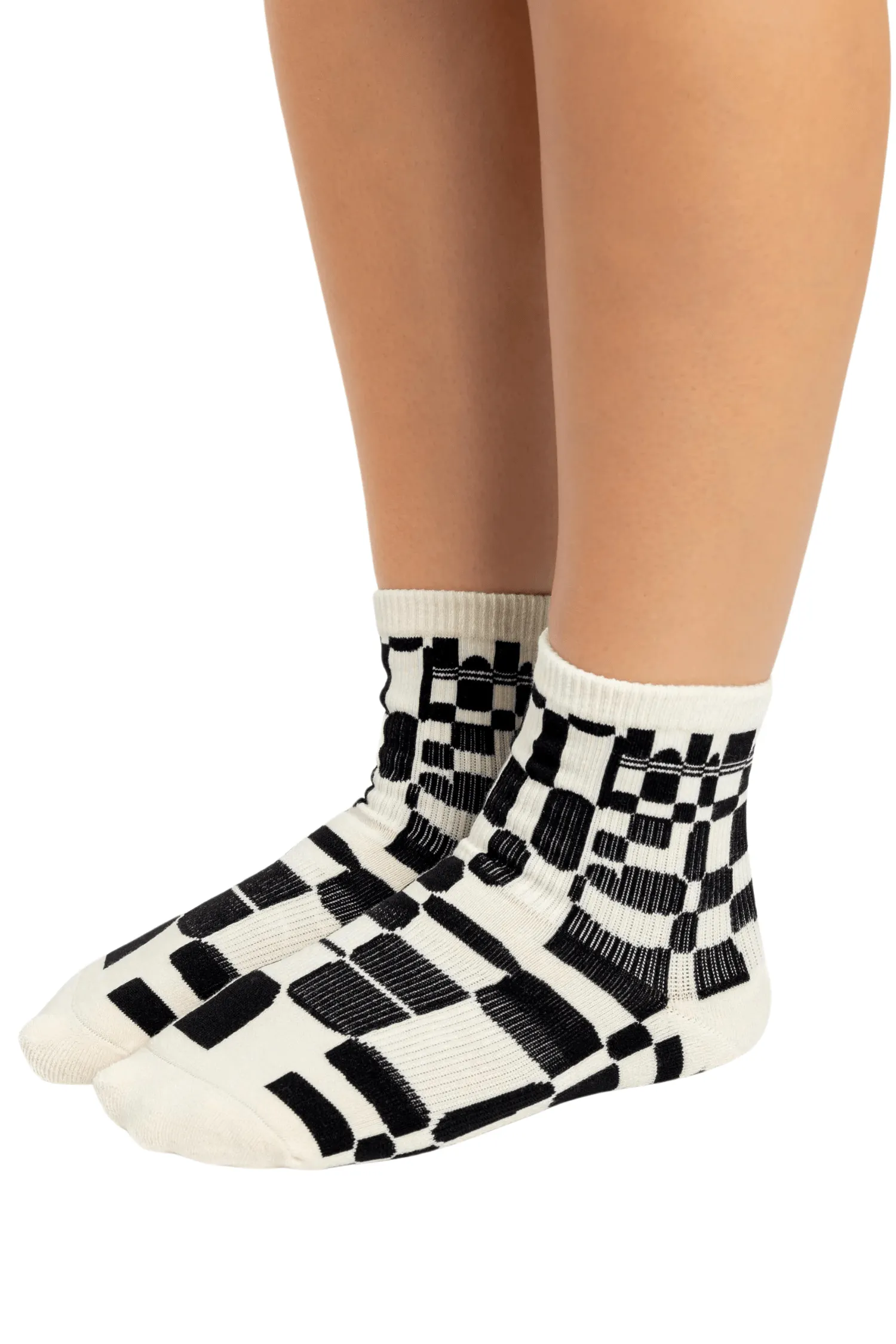 Retro Geo Ankle Grip Sock