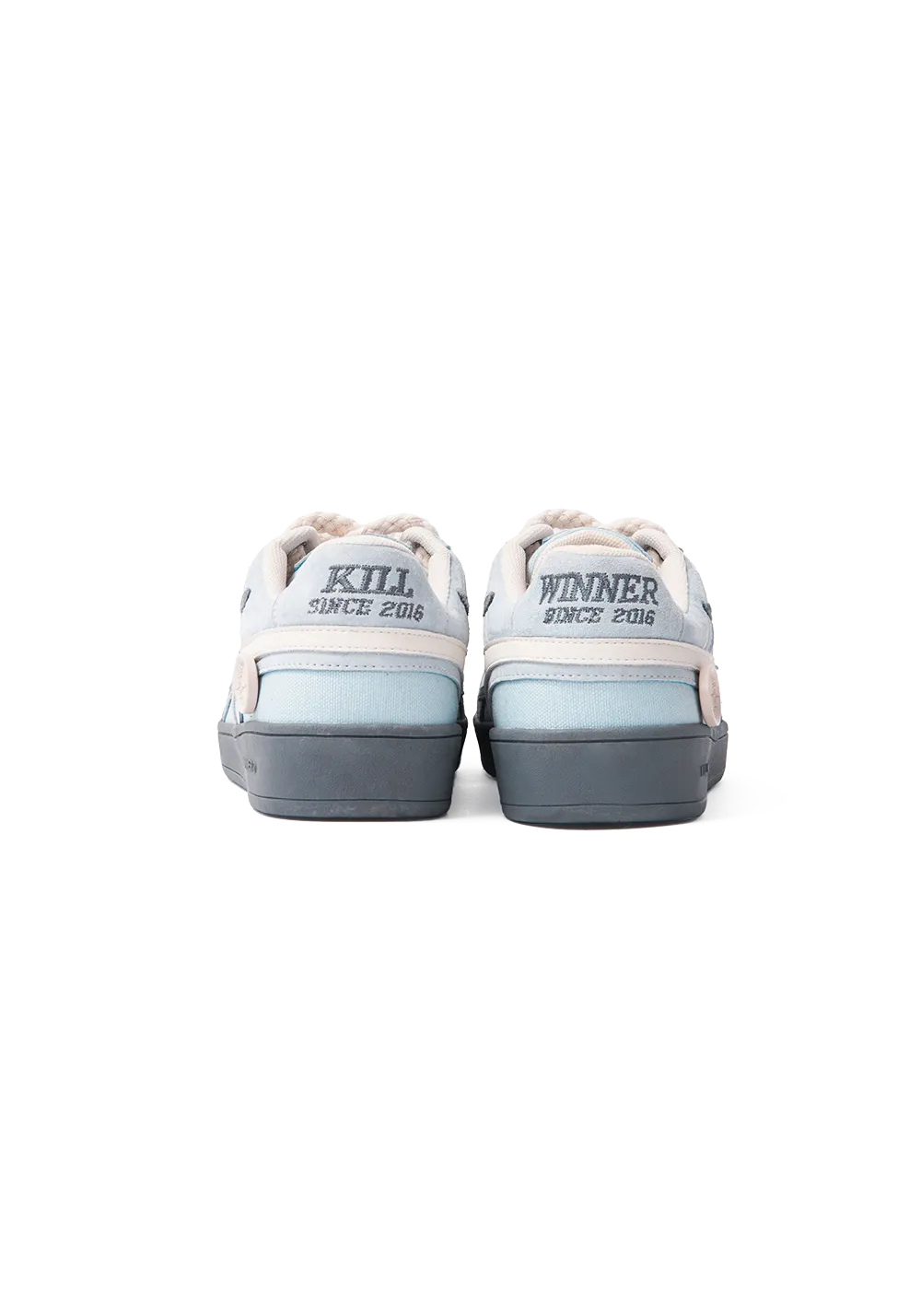 Retro Training Sneaker-Grey Blue