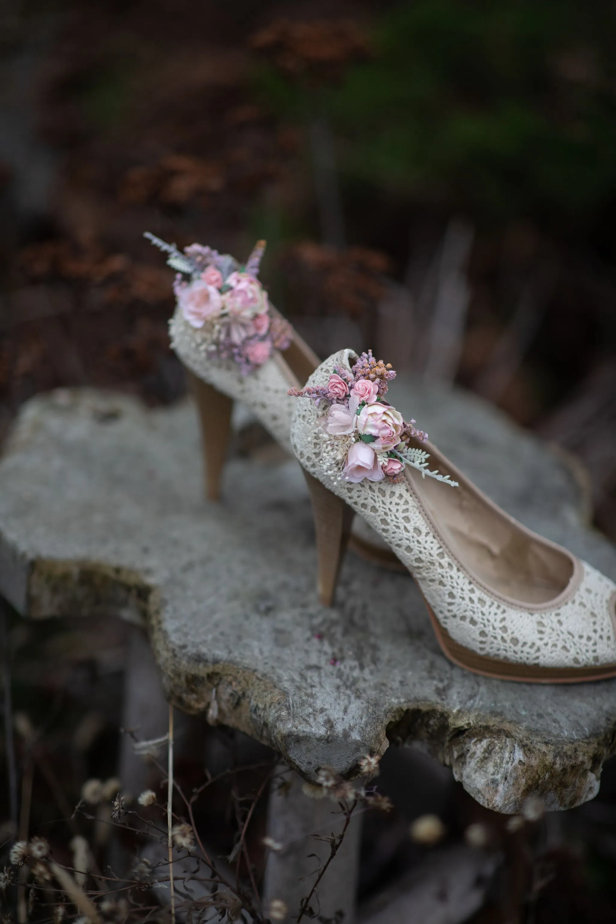 Romantic flower shoe clips Bridal flower clips Wedding accessories Bride to be Magaela Pink shoe clips Bridal jewellery Shoe decoration