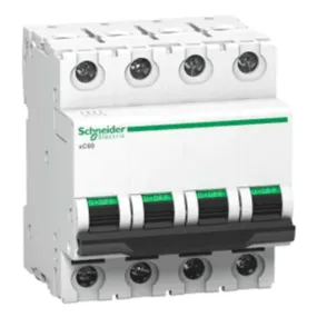 Schneider 10 A Four Pole B-Curve MCB xC60 -  A9N4P10B