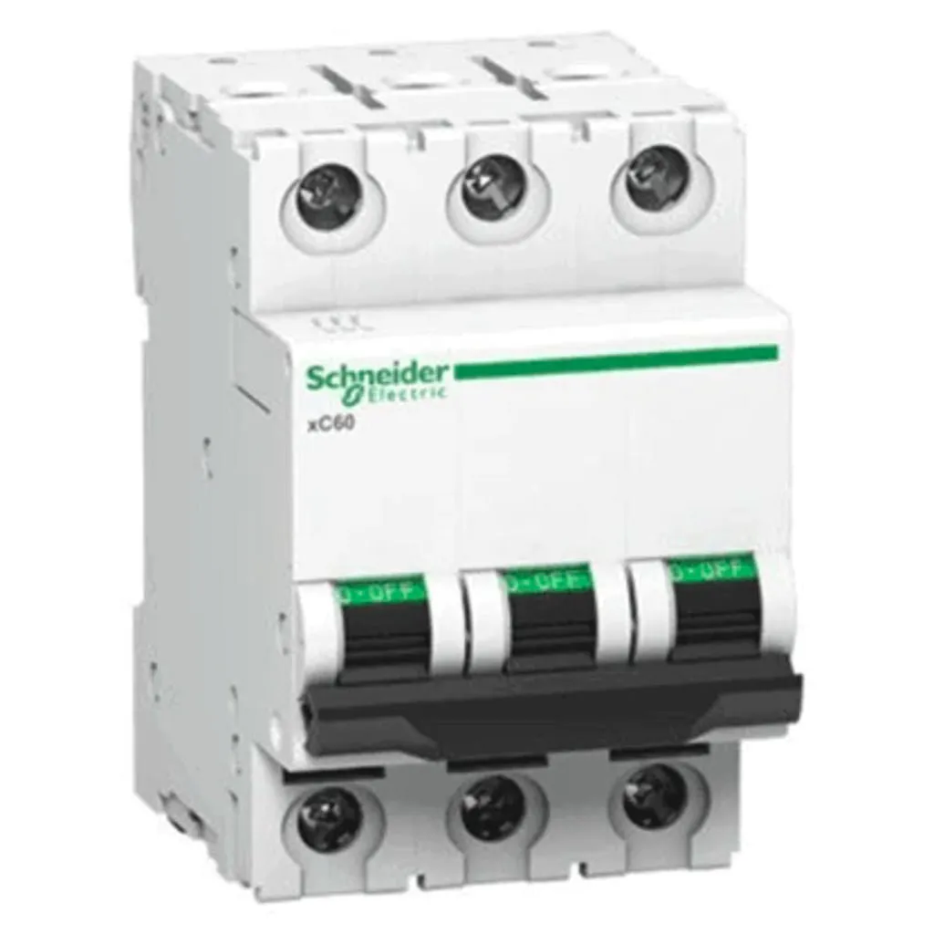 Schneider 6 A Three Pole B-Curve MCB xC60 -  A9N3P06B
