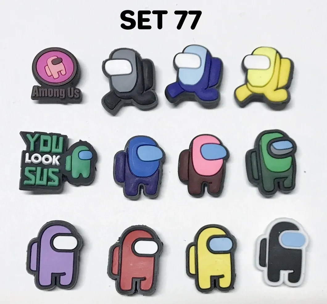 Shoe charm sets-reduced prices, baby, poke