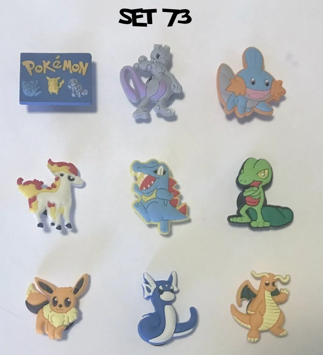 Shoe charm sets-reduced prices, baby, poke