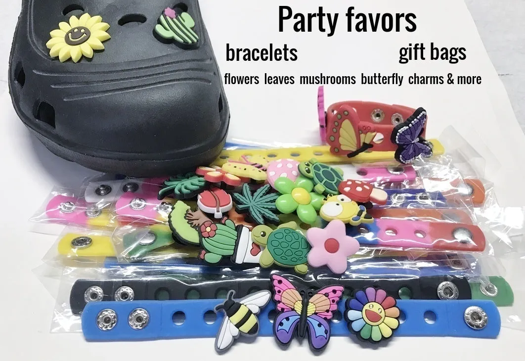 Shoe charms-flowers-garden