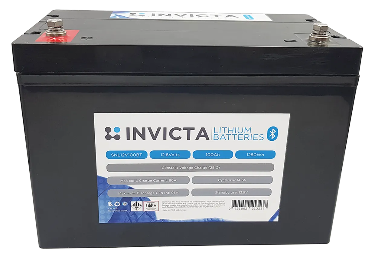 SNL12V100BT Invicta Lithium