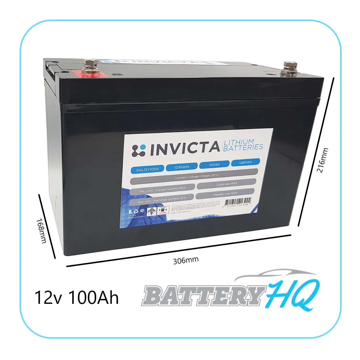 SNL12V100S Invicta Lithium