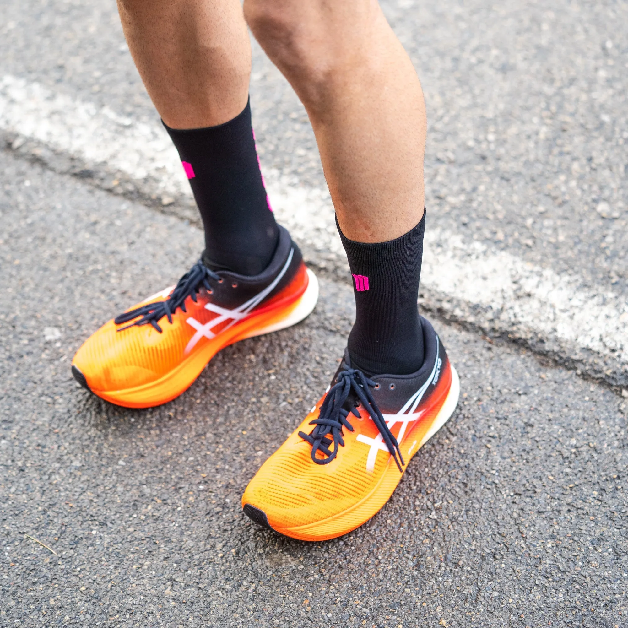 Sporcks Running Socks - Keep Going Black